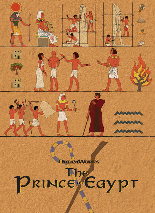 Afiche de película El príncipe de Egipto